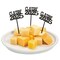 3" Bulk 72 Pieces Graduation Party Class of 2025 Black Plastic Picks